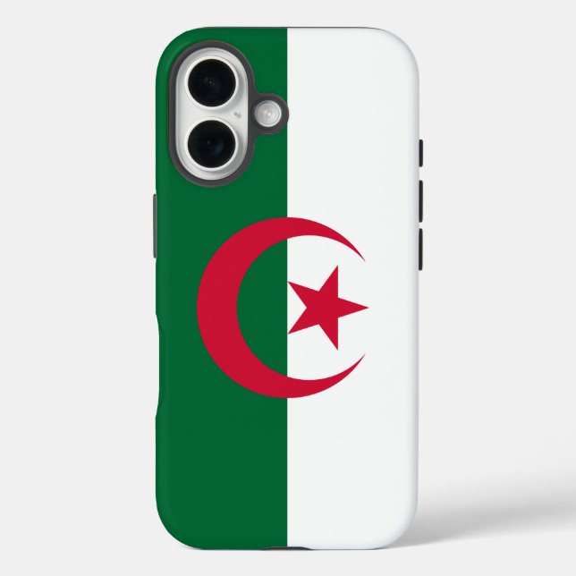 Apple iPhone 16 Case-Mate with Algeria flag Case (Back)