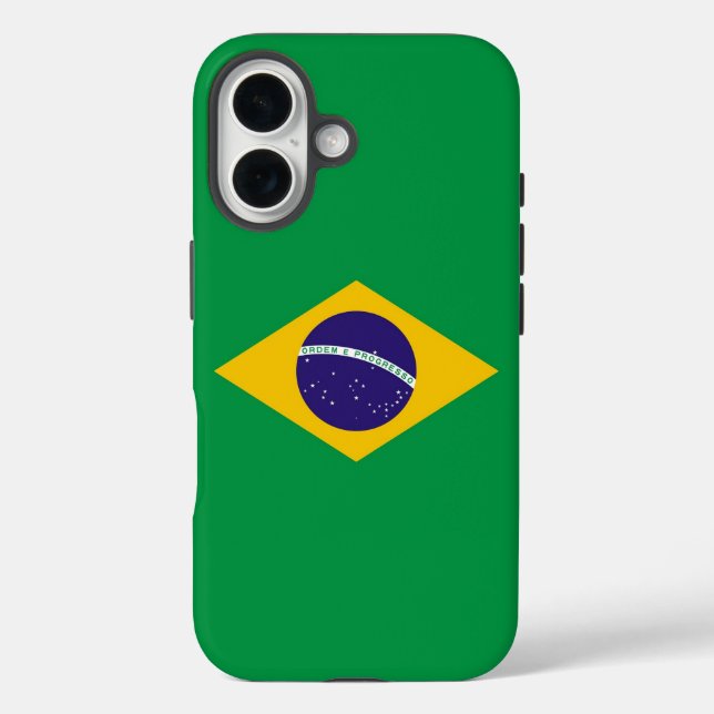 Apple iPhone 16 Case-Mate with Brazil flag Case (Back)