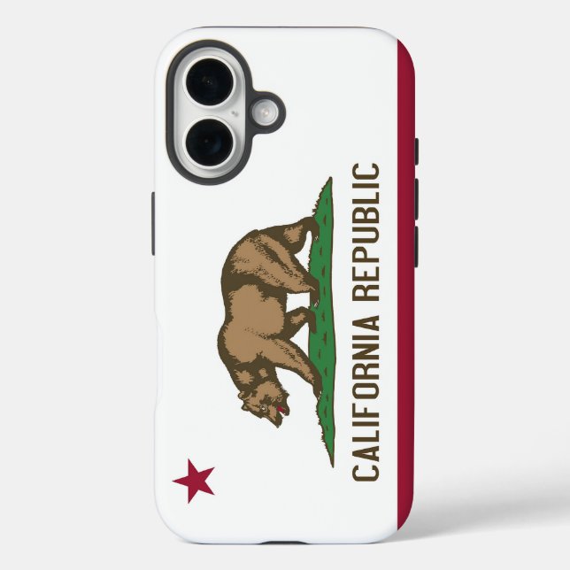 Apple iPhone 16 Case-Mate with California flag Case (Back)