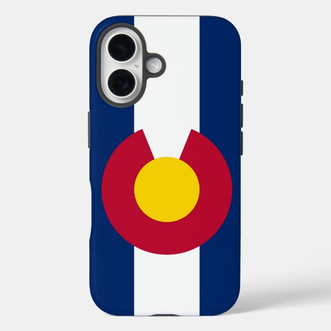 Apple iPhone 16 Case-Mate with Colorado flag Case (Back)