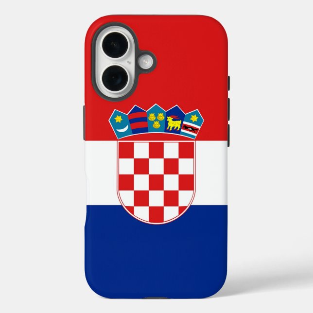 Apple iPhone 16 Case-Mate with Croatia flag Case (Back)