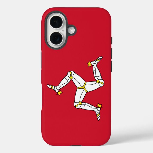 Apple iPhone 16 Case-Mate with Isle of Man flag Case (Back)