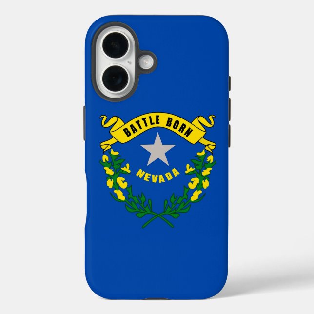 Apple iPhone 16 Case-Mate with Nevada flag Case (Back)