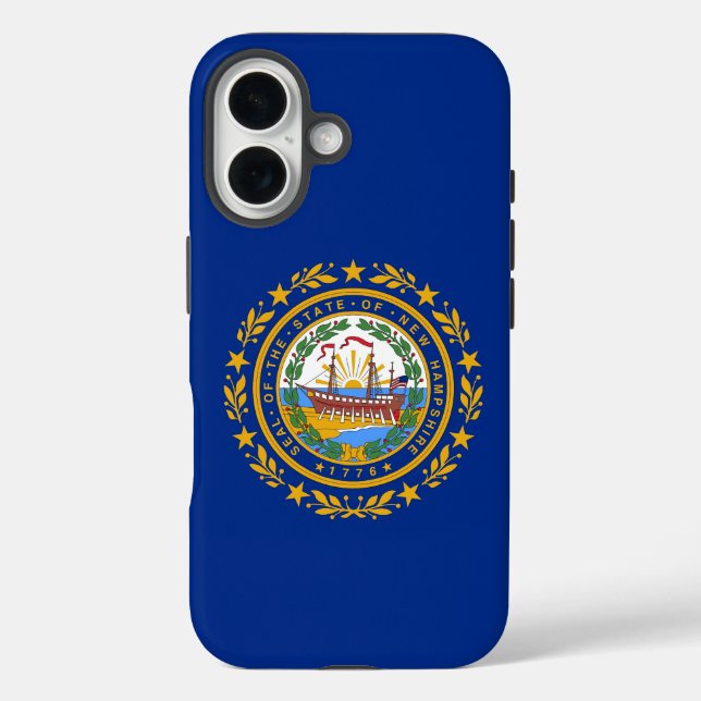 Apple iPhone 16 Case-Mate with New Hampshire flag Case (Back)