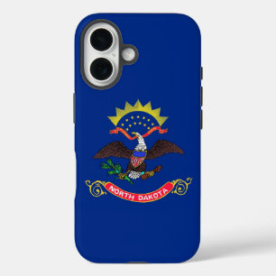 Apple iPhone 16 Case-Mate with North Dakota flag iPhone 16 Case