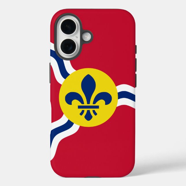 Apple iPhone 16 Case-Mate with St. Louis flag Case-Mate iPhone Case (Back)
