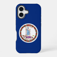 Apple iPhone 16 Case, Virginia State flag