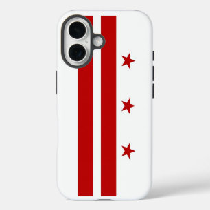 Apple iPhone 16 Case, Washington DC flag Case