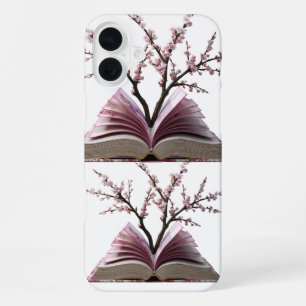 Apple iPhone 16 Plus Case – Cherry Blossom Book 