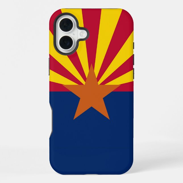 Apple iPhone 16 Plus Case-Mate, Arizona flag Case (Back)