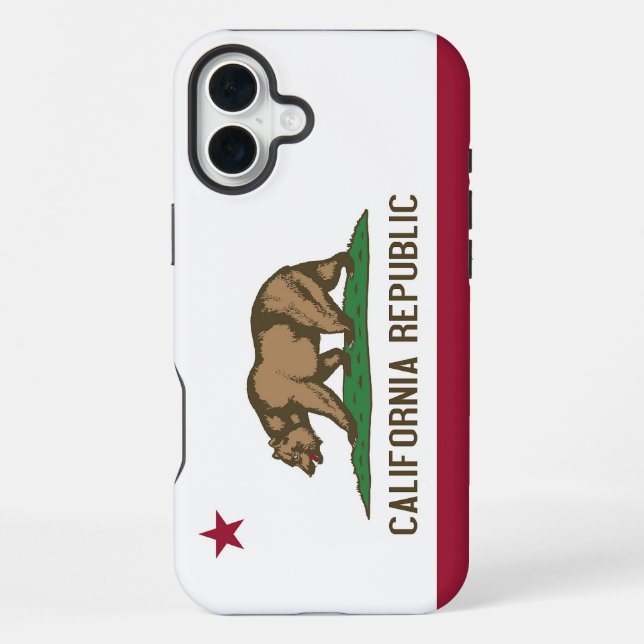 Apple iPhone 16 Plus Case-Mate, California flag Case (Back)