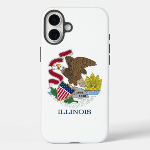 Apple iPhone 16 Plus Case-Mate, Illinois flag Case