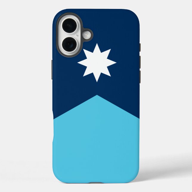 Apple iPhone 16 Plus Case-Mate Minnesota flag Case-Mate iPhone Case (Back)