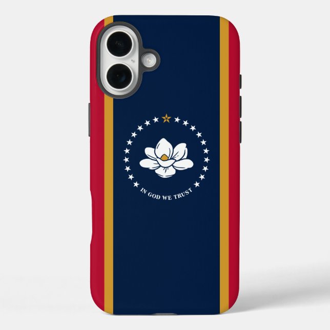 Apple iPhone 16 Plus Case-Mate Mississippi flag Case (Back)