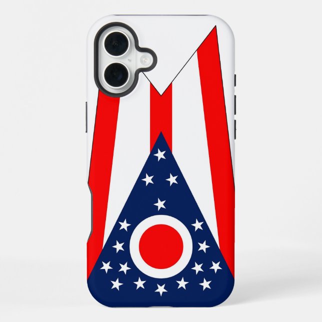 Apple iPhone 16 Plus Case-Mate Ohio flag Case (Back)