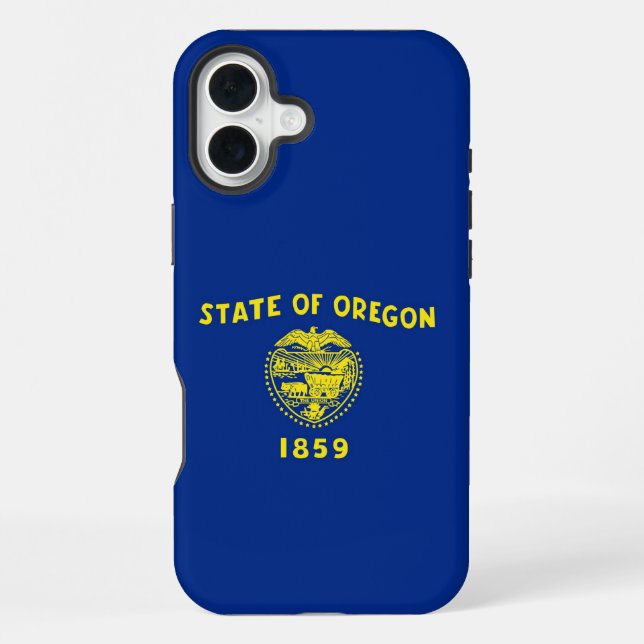 Apple iPhone 16 Plus Case-Mate, Oregon flag Case (Back)