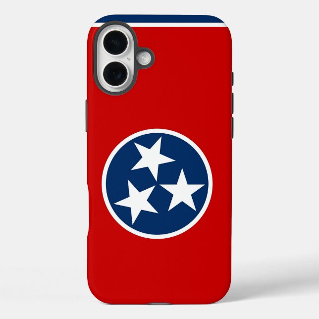 Apple iPhone 16 Plus Case-Mate Tennessee flag Case (Back)