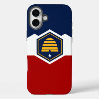 Apple iPhone 16 Plus Case, Utah flag