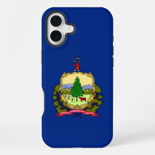 Apple iPhone 16 Plus Case, Vermont flag Case