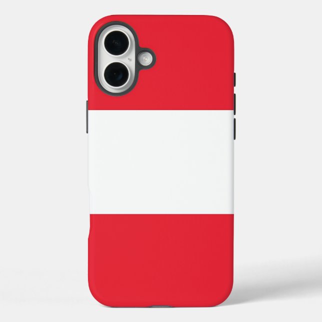 Apple iPhone 16 Plus Mate, Austria flag Case-Mate iPhone Case (Back)