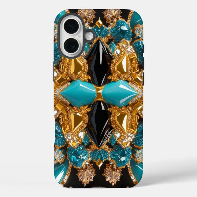 Apple iPhone 16 Plus Mate, Bahamas Colours Case-Mate iPhone Case (Back)