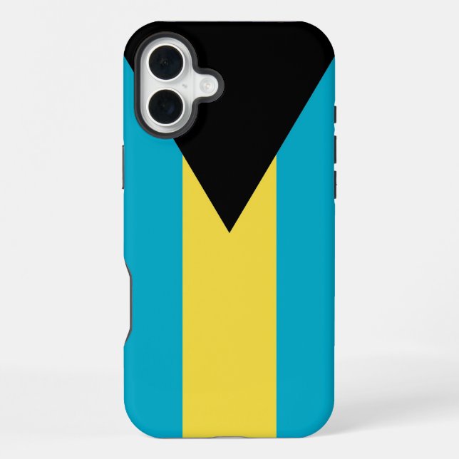 Apple iPhone 16 Plus Mate, Bahamas flag Case (Back)