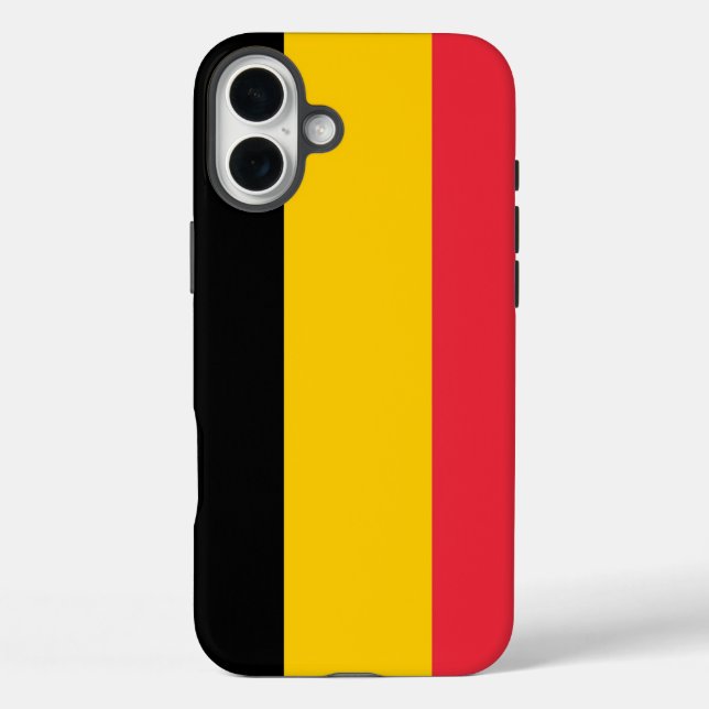 Apple iPhone 16 Plus Mate, Belgium flag Case-Mate iPhone Case (Back)