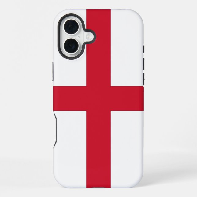 Apple iPhone 16 Plus Mate, England flag Case (Back)