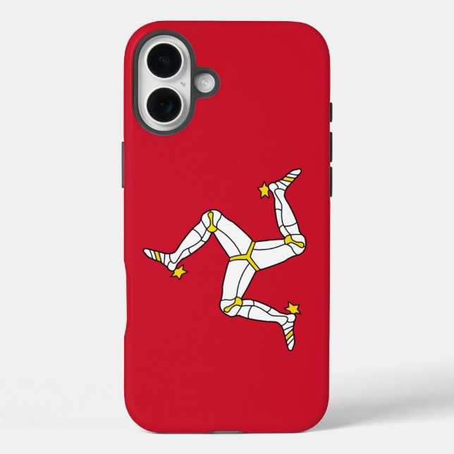 Apple iPhone 16 Plus Mate, Isle of Man flag Case-Mate iPhone Case (Back)