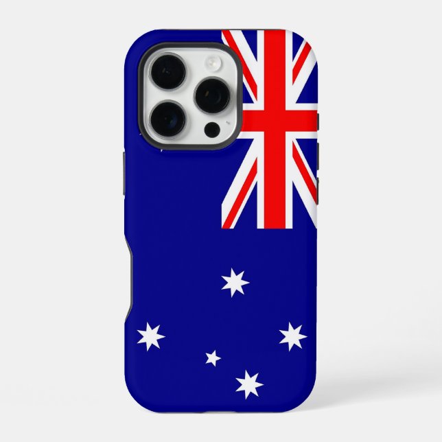 Apple iPhone 16 Pro Case-Mate, Australia Flag Case (Back)