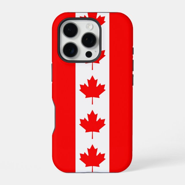 Apple iPhone 16 Pro Case-Mate, Canada flag Case (Back)