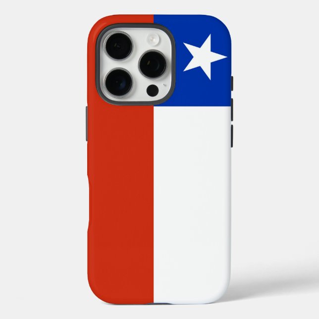 Apple iPhone 16 Pro Case-Mate, Chile flag Case-Mate iPhone Case (Back)