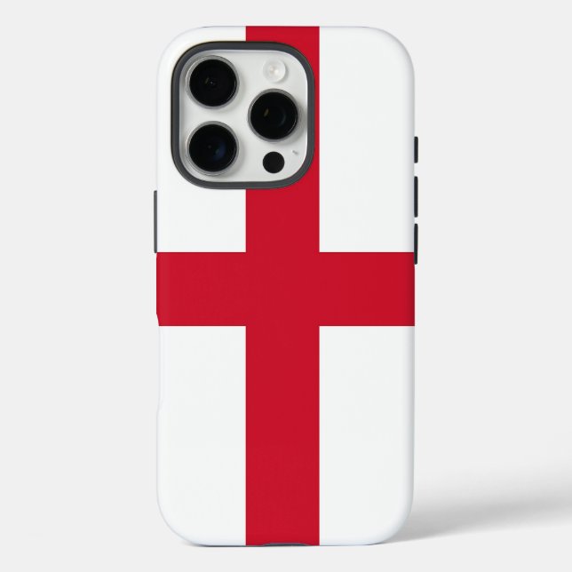 Apple iPhone 16 Pro Case-Mate, England flag Case-Mate iPhone Case (Back)