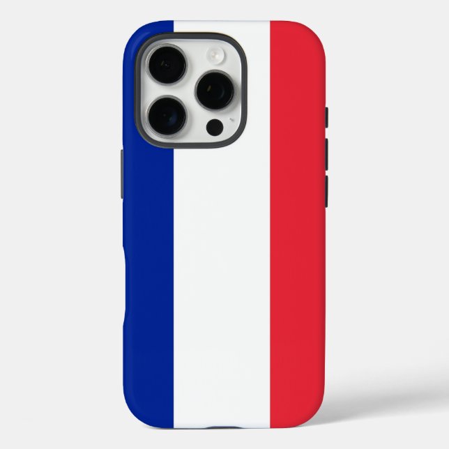Apple iPhone 16 Pro Case-Mate, France flag Case-Mate iPhone Case (Back)