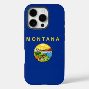Apple iPhone 16 Pro Case-Mate, Montana flag Case