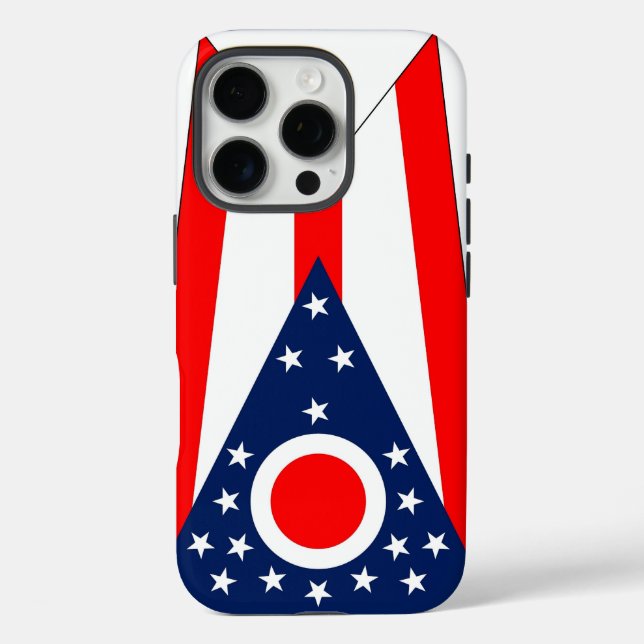 Apple iPhone 16 Pro Case-Mate, Ohio flag  Case-Mate iPhone Case (Back)