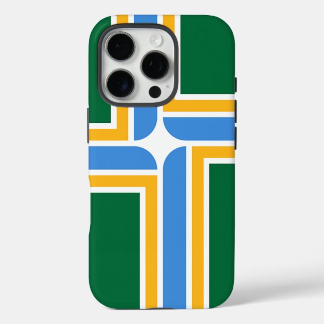 Apple iPhone 16 Pro Case-Mate, Portland flag Case-Mate iPhone Case (Back)