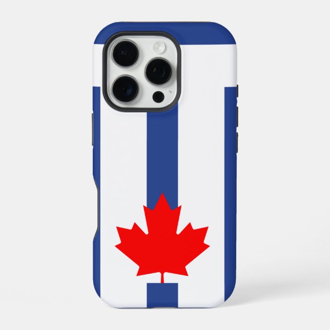 Apple iPhone 16 Pro Case-Mate, Toronto flag Case (Back)