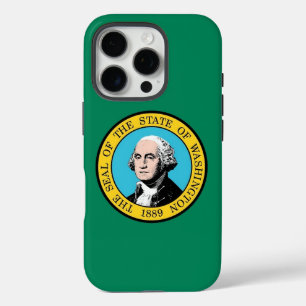 Apple iPhone 16 Pro Case, Washington State flag Case