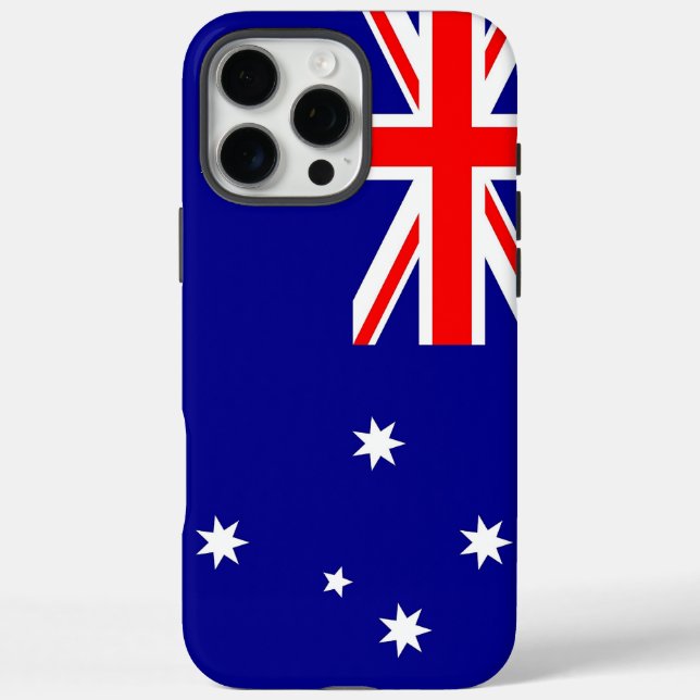 Apple iPhone 16 Pro Max Case, Australia flag Case-Mate iPhone Case (Back)