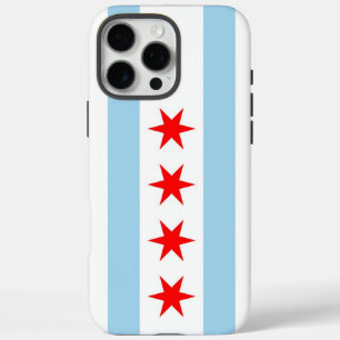 Apple iPhone 16 Pro Max Case, Chicago flag Case