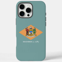 Apple iPhone 16 Pro Max Case, Delaware flag