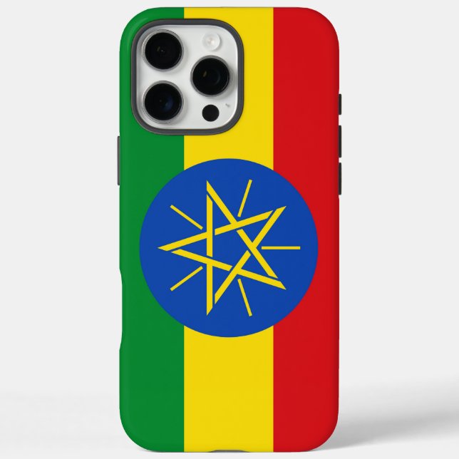 Apple iPhone 16 Pro Max Case, Ethiopia flag Case-Mate iPhone Case (Back)