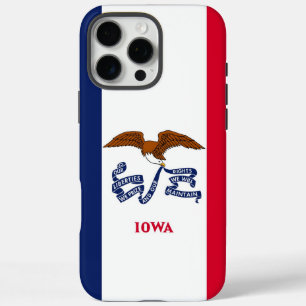 Apple iPhone 16 Pro Max Case, Iowa flag Case