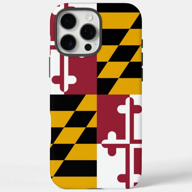 Apple iPhone 16 Pro Max Case, Maryland flag Case-Mate iPhone Case (Back)