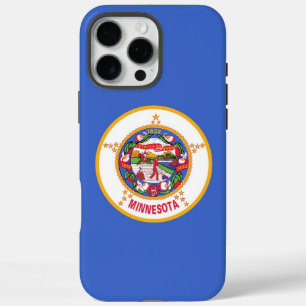 Apple iPhone 16 Pro Max Case, Minnesota flag Case
