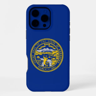 Apple iPhone 16 Pro Max Case, Nebraska flag Case