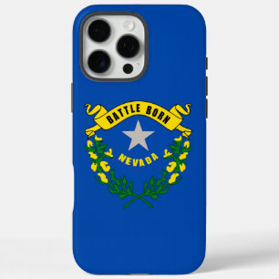 Apple iPhone 16 Pro Max Case, Nevada flag Case