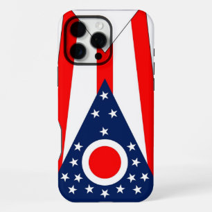 Apple iPhone 16 Pro Max Case, Ohio flag Case