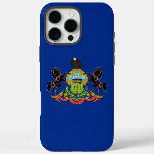 Apple iPhone 16 Pro Max Case, Pennsylvania flag Case